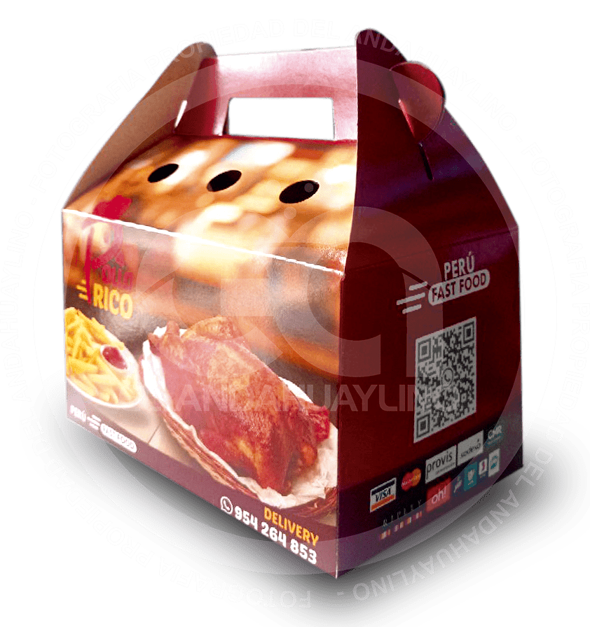 Cajas para pollo a la brasa y polleria en Lima